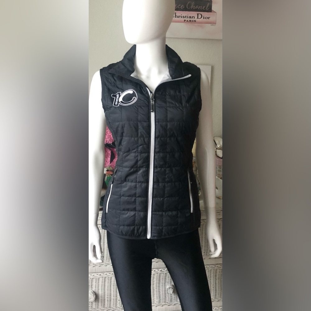 Cutter & Buck Rainier Puffer Vest PrimaLoft Insulated Full Zip Sz. S BRANDED NWT